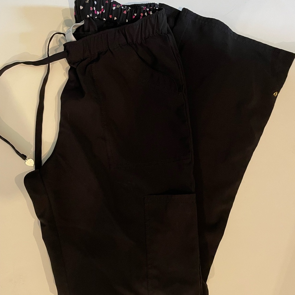 Heartsoul Black Scrub Pants